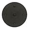 Black Glass Contemporary Wall Clock, 20" x 20" x 3"